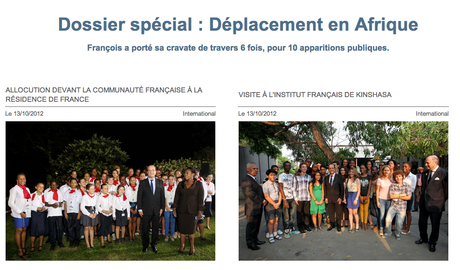 Francois TaCravate blog des voyages cravate Francois Hollande