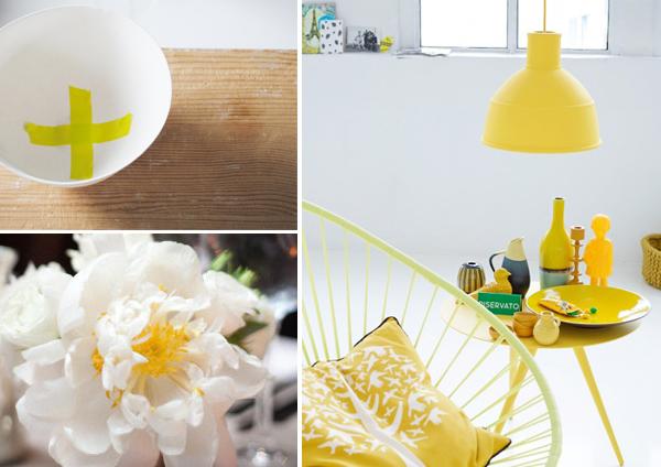Silence on decore Yellow touch
