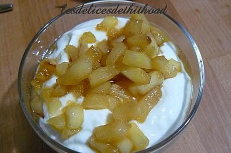 fromage blanc aux pommes et au caramel P1180312.JPG