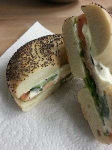 Le Bagel au saumon Sodebo