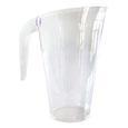 carafe transparente jetable pot à eau transparent