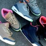 Nike Air Yeezy 2 Red Sample Air Jordan III Threezy Pack par DeJesus Customs