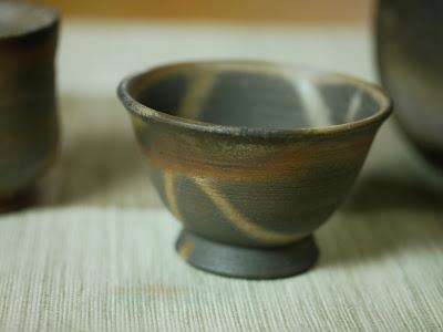 Bizen-yaki : Nobuhara Katsushi, ses oeuvres et du thé