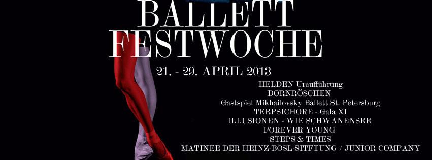 Le programme de la semaine du ballet au Théâtre national de Munich