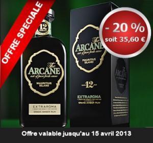 offre speciale -20% sur arcane extraroma