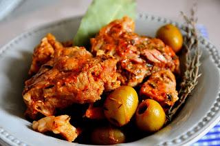 Braisé de veau aux olives