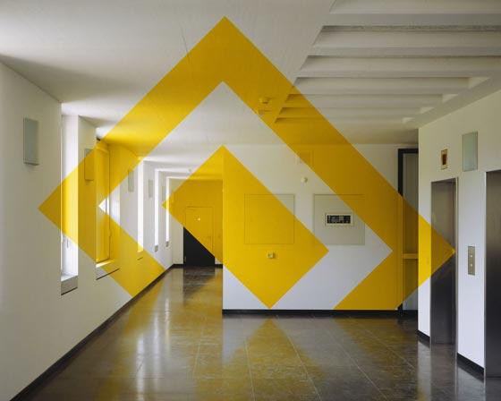 Geometric anamorphosis by Felice Varini