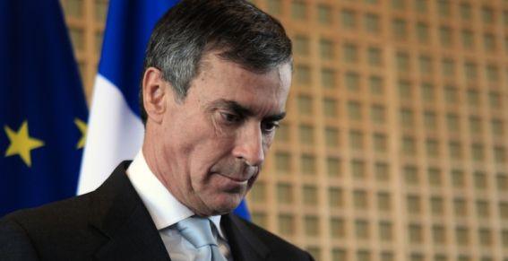 L'ex-ministre du Budget le jour de ses adieux à Bercy, le 20 mars.