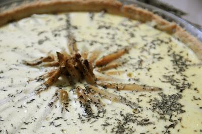 Tarte aux Asperges et chèvre