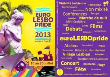 EuroLESBOpride – 18, 19 et 20 juillet 2013 à Marseille