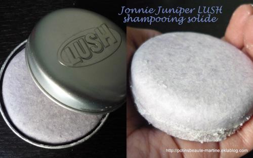 Shampooing solide LUSH Jonnie Juniper – la guerre aux cheveux gras