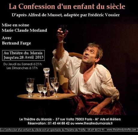 RAPPELS jeudi soir 11/04 à 20h30 un Péplum très rare à l’écran. The Place beyound the Pines : T.T.B Théâtre : La Confession d'un enfant du siècle...