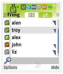 fring, la VOIP sur mobile iPhone, HTC, Nokia, etc.