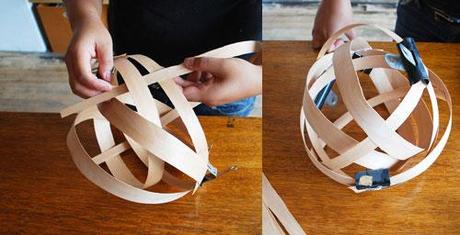 DIY | Une suspension design en bois