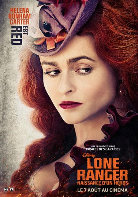 LONE RANGER – NOUVELLE AFFICHE PERSONNAGE : RED HARRINGTON (HELENA BONHAM CARTER)‏