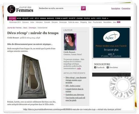 Article- Chronique JDF du 08-04-2013