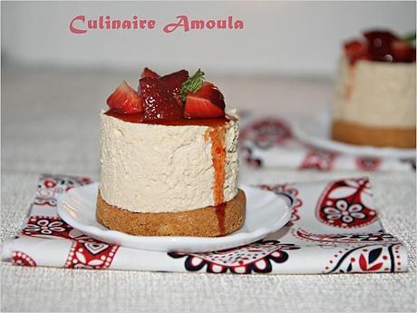 cheesecake caramel fraises