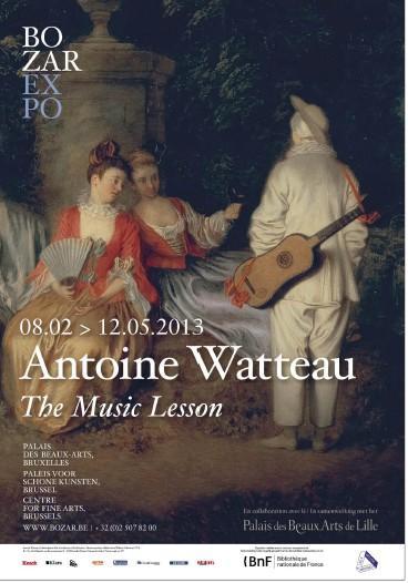 Antoine Watteau – La Leçon de musique au Bozar de Bruxelles