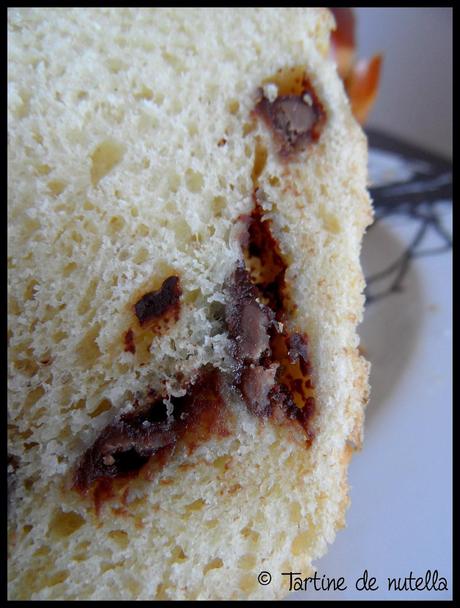 Brioche à la fleur d'oranger et pépites de chocolat