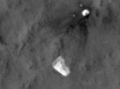 Parachute dans vent martien transmission pour Curiosity (vidéo)