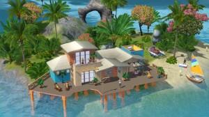 ts3 islandparadise stilted house 300x168 Prenez le large avec Les Sims 3 Île de Rêve  vidéo sims 3 