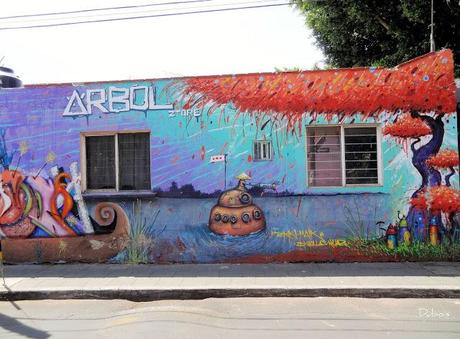 Graffiti - Mur peint Mexico