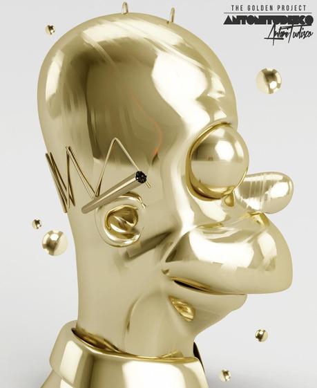 The Golden Project - Homer Gold by Antoni Tudisco The Golden Project - Homer Gold by Antoni Tudisco