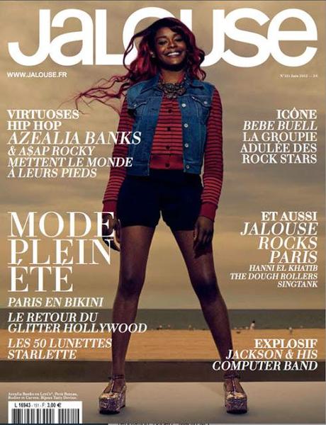 Asap Rocky et Azealia Banks en couverture de Jalouse (juin 2013) ...