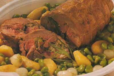 Épaule d'agneau de pré-salé aux herbes du curé