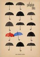 Le Parapluie Bleu : Affiche petit format