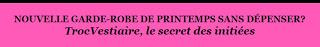 Nouvelle garde-robe de printemps sans dépenser? TrocVestia​ire, le secret des initiées !