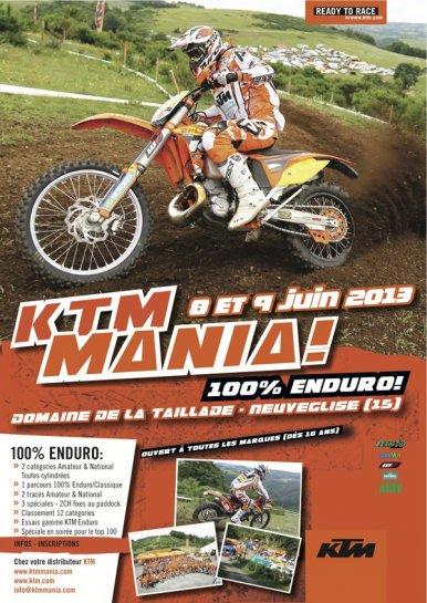 affiche ktm mania 2013