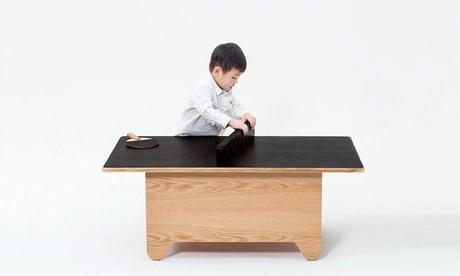 La table basse de salon Ping Pong, par Mike Mak chez Huzi Design