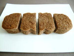 tofucake cacao noisette aux flakes de blé complet (sans oeufs et sans beurre) P1000767