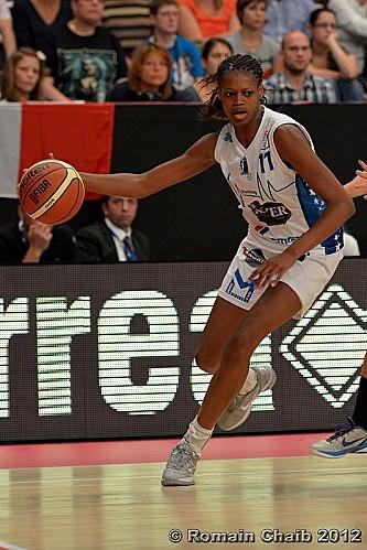 Valériane AYAYI (Basket Landes) Romain CHAIB