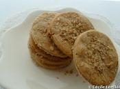 Biscuits cacahuète, doré gomasio