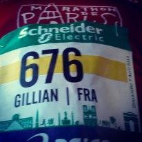 Le premier marathon de Gillian