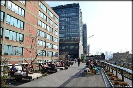 Promenade suspendue sur la High Line, New York