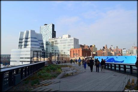 Promenade suspendue sur la High Line, New York