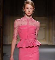 haute couture Georges hobeika fashion week paris 2013 haute couture romantique soie dentelle creations fait mains