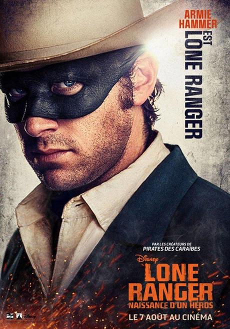Cinéma : Lone Ranger, les affiches personnages