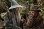 (L-r) IAN McKELLEN as Gandalf and SYLVESTER MCCOY as Radagast in New Line Cinemaâ€™s and MGM's fantasy adventure â€œTHE HOBBIT: AN UNEXPECTED JOURNEY,â€� a Warner Bros. Pictures release.