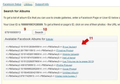 Publier un album photos sur un blog avec Facebook Photo Fetcher