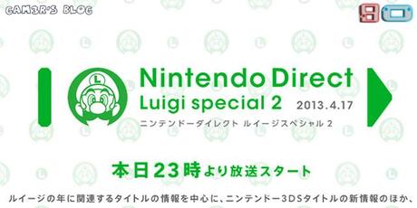 Un Nintendo Direct pour Luigi à 16h au Japon !