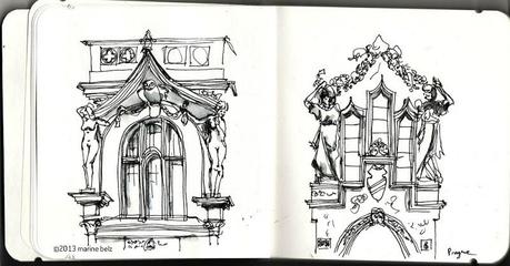 Atlantes et Caryatides de Prague