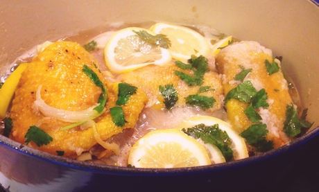 Poulet au citron et coriandre