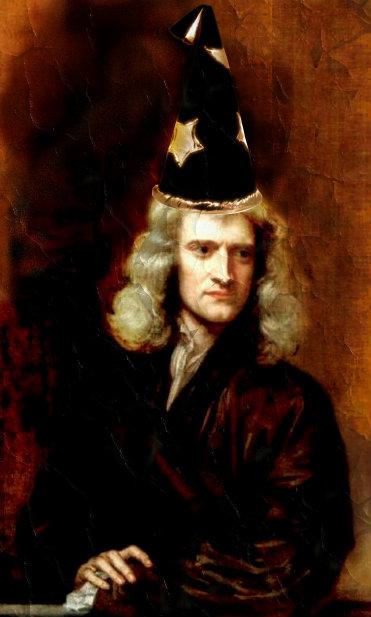 Newton loved himself some alchemy.