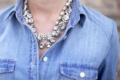 Chambray and sparkles