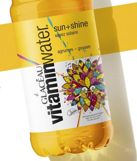 vitaminwater sunshine supakitch vitamine D agrumes goyave réalité augmentée