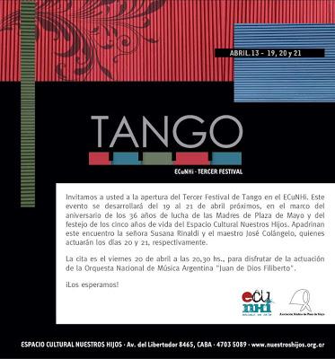Tango et Mémoire ne font qu'un à ECuNHi ce week-end [à l'affiche]